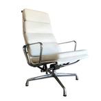 EA 222 / EA 124 By Eames For Vitra Softpad Met Nieuwe Stof., Gebruikt, Onbekend, 75 tot 100 cm, Metaal
