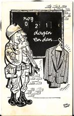 Ansichtkaart	Soldaten humor, Verzenden, 1960 tot 1980, Gelopen, Overige thema's