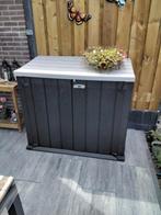 Opbergkast, Tuin en Terras, Bergingen en Tuinkasten, Ophalen, Zo goed als nieuw, Kunststof