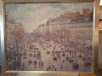 Schilderij Parijs Montmartre, Antiek en Kunst, Ophalen of Verzenden