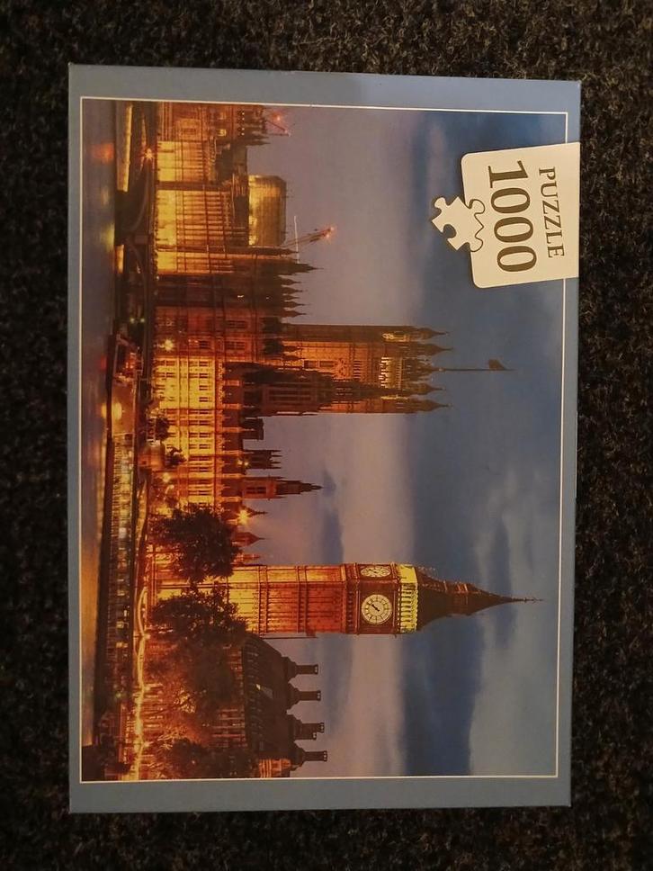Puzzel 1000 stukjes - London Skyline, Hobby en Vrije tijd, Denksport en Puzzels, Ophalen