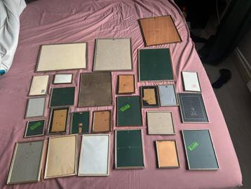 28 fotolijsten, diverse afmetingen beschikbaar voor biedingen