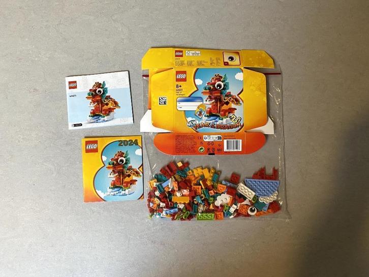Lego Year of the Dragon set 40611 €10, Kinderen en Baby's, Speelgoed | Duplo en Lego, Zo goed als nieuw, Lego, Complete set, Ophalen of Verzenden