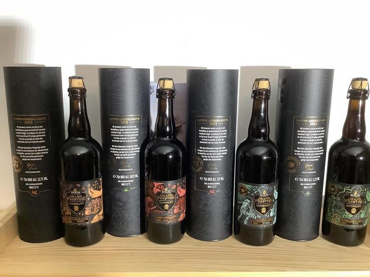 Hertog Jan Grand Prestige Vatgerijpt 2023 Latijns-Amerika, Verzamelen, Biermerken, Nieuw, Flesje(s), Hertog Jan, Ophalen of Verzenden