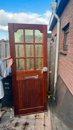 Klassieke (voor) deur van huis uit 1903, Doe-het-zelf en Verbouw, Deuren en Horren, Ophalen, Gebruikt, 80 tot 100 cm, Buitendeur