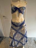 Bikini 85 d met bijpassend rok, Ophalen of Verzenden, Zo goed als nieuw, Blauw, Bikini