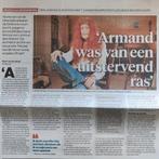10 jaar na zijn dood :  Armand, Ophalen of Verzenden, 1980 tot heden, Knipsel(s)