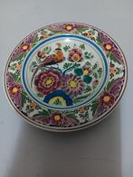 Vintage Delfts Blauw Decoratieve Bord met Vogel, Antiek en Kunst, Antiek | Wandborden en Tegels, Ophalen of Verzenden