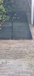 10 rubbere tegels, Doe-het-zelf en Verbouw, Tegels, Ophalen, Gebruikt, Minder dan 20 cm, Minder dan 5 m²