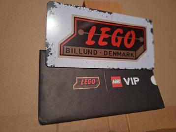 Lego logo metaal bordje reklame beschikbaar voor biedingen