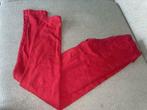 Rode lange legging rood broek 14 158 16, Ophalen of Verzenden, Gebruikt, Meisje, Broek