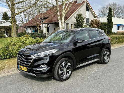 Hyundai Tucson 1.6 T-GDi Premium 4WD 177PK Automaat•Leder, Auto's, Hyundai, Bedrijf, Te koop, Tucson, 4x4, ABS, Achteruitrijcamera