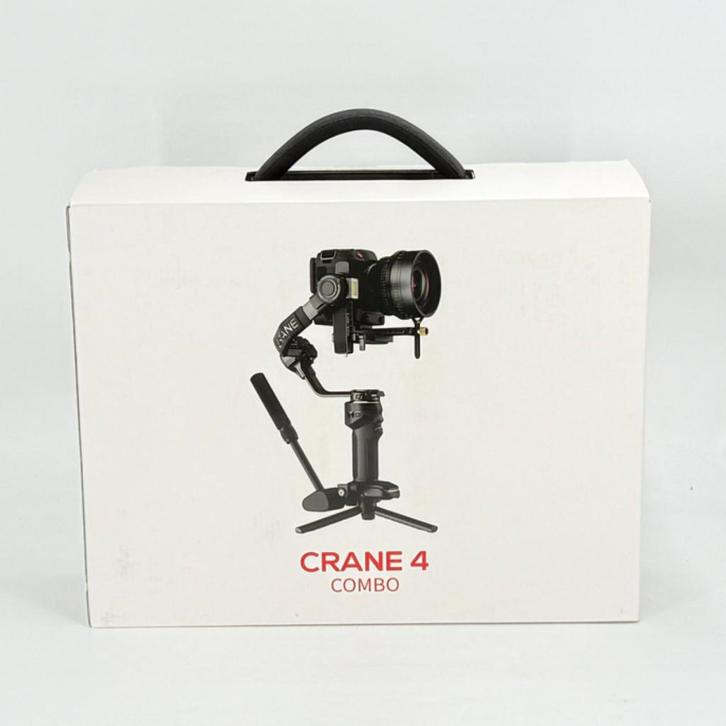 Zhiyun Crane 4 Combo – 3-assige Camera Gimbal Stabilizer, Audio, Tv en Foto, Fotografie | Statieven en Balhoofden, Zo goed als nieuw