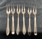 Antieke vleesvorkjes - Set van 6, Antiek en Kunst, Antiek | Bestek, Ophalen of Verzenden