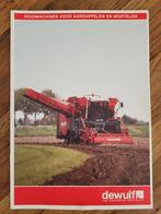 Tractor folder Dewulf rooimachines, Ophalen of Verzenden, Zo goed als nieuw
