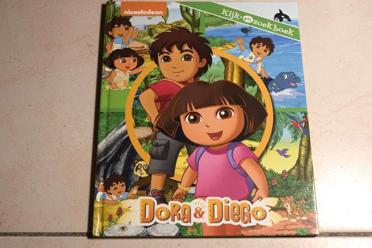 Kijk- en zoekboek Nickelodeon Dora & Diego, Boeken, Kinderboeken | Jeugd | onder 10 jaar, Zo goed als nieuw, Fictie algemeen, Ophalen of Verzenden