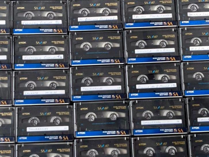 66 goede tdk sa60 cassettes, Cd's en Dvd's, Cassettebandjes, Gebruikt, Voorbespeeld, Overige genres, 26 bandjes of meer, Ophalen of Verzenden