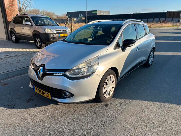 Renault Clio 0.9 TCE 90 Estate 2014 Grijs Trekhaak!, Auto's, Renault, Bedrijf, Clio, Benzine, A, Stationwagon, Handgeschakeld