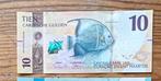Nederlandse Antillen 10 Caribische gulden 2025 UNC vis dier, Ophalen of Verzenden