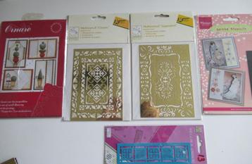 Borduurstencils 5 stuks beschikbaar voor biedingen