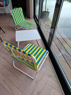 Strandstoelen - Inklapbaar, Tuin en Terras, Tuinstoelen, Ophalen, Zo goed als nieuw, Metaal, Inklapbaar