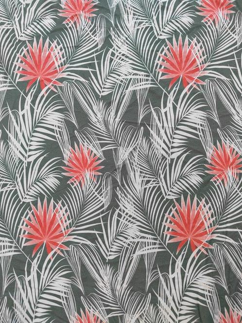 Rekbare viscose leaves, Hobby en Vrije tijd, Stoffen en Lappen, Nieuw, Katoen, 120 cm of meer, 30 tot 200 cm, Ophalen of Verzenden
