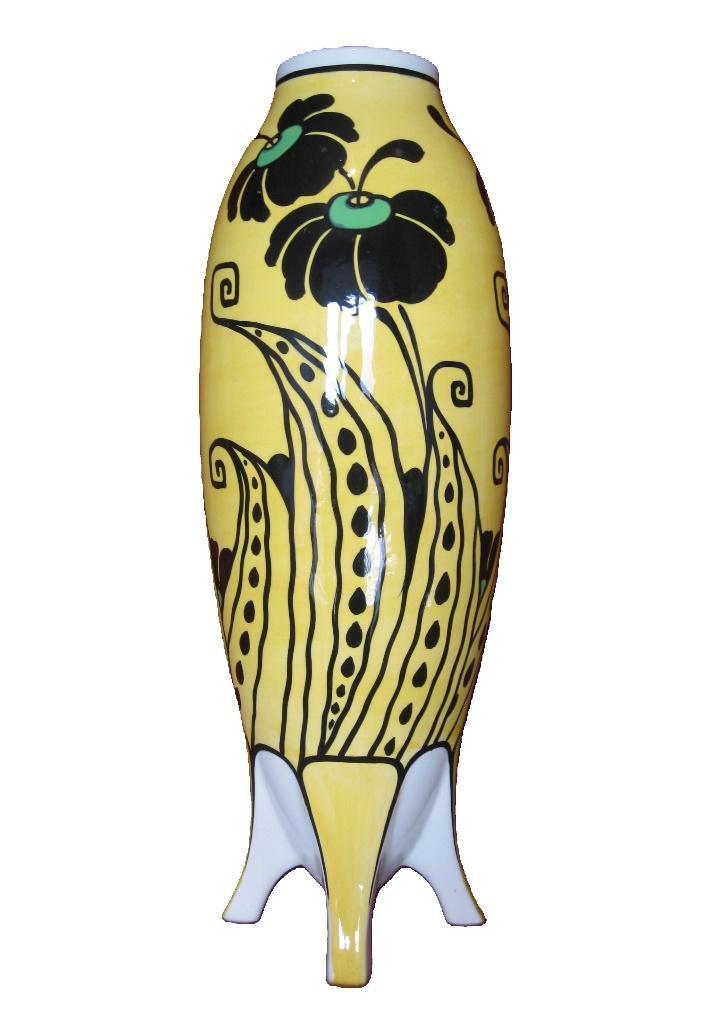 Boch Keramis Charles Catteau raket vaas., Antiek en Kunst, Antiek | Vazen, Ophalen