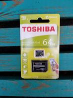 microSDXC UHS-I Card Karte 64GB Toshiba mit Adapter Class 10, Audio, Tv en Foto, Fotografie | Geheugenkaarten, Nieuw, Kioxia, MicroSD