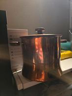 Vintage Koperen Elektrische Fondueset, Ophalen of Verzenden, Gebruikt, Elektrisch, Fondueset