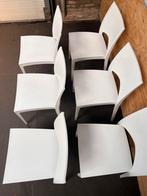 Kuntstof stoelen (6), Ophalen, Kunststof, Wit, Xx