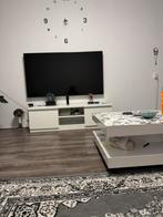 Tv meubel en salontafel, Huis en Inrichting, Kasten | Televisiemeubels, Ophalen, Zo goed als nieuw, Kleur wit