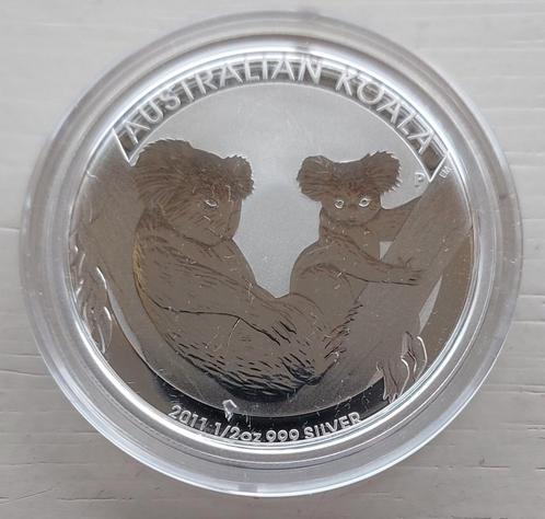 Zilveren 1/2 oz Koala 2011., Postzegels en Munten, Munten | Oceanië, Losse munt, Zilver, Ophalen of Verzenden