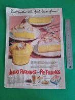 Advertentie: Jell-O Puddings and Pie Fillings 1952, 1940 tot 1960, Knipsel(s), Ophalen of Verzenden