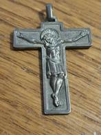 Zilveren 835 kruis, Sieraden, Tassen en Uiterlijk, Antieke sieraden, Verzenden, Zilver, Hanger