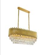 Kroonluchter hanglamp goud, Huis en Inrichting, Lampen | Hanglampen, Ophalen of Verzenden