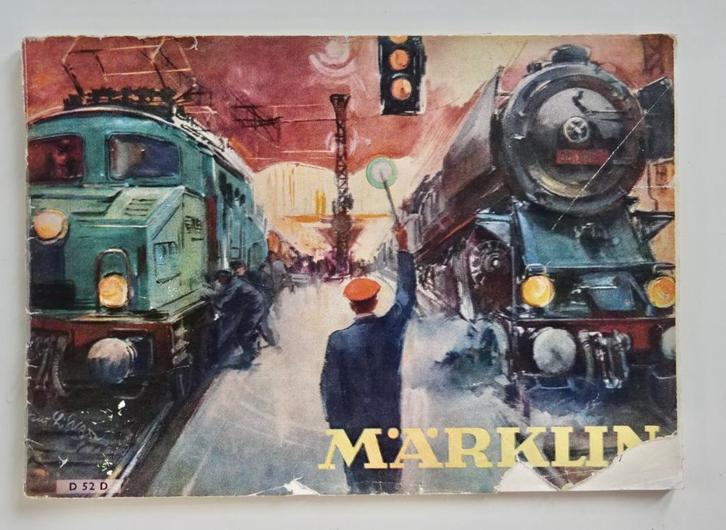 Märklin Catalogus 1952 D52D, Hobby en Vrije tijd, Modeltreinen | H0, Gebruikt, Boek, Tijdschrift of Catalogus, Wisselstroom, Märklin