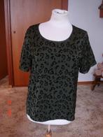 Silver Creek top/shirt groen panterprint mt 38, Maat 38/40 (M), Silver Creek, Verzenden, Zo goed als nieuw