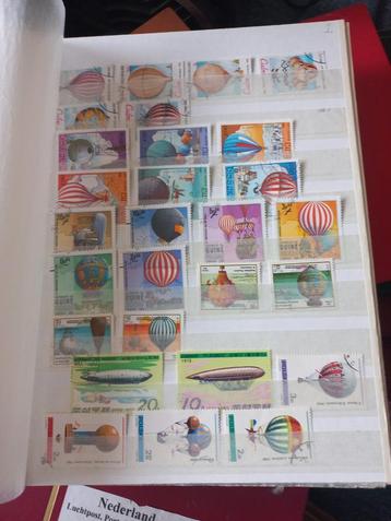 Postzegels Luchtballonnen & Zeppelins  beschikbaar voor biedingen