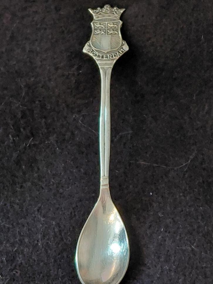 Vintage Sola 90 Verzilverd Theelepeltje Rotterdam, Antiek en Kunst, Antiek | Bestek, Ophalen of Verzenden