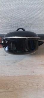 Braadpan, Huis en Inrichting, Ophalen of Verzenden, Zo goed als nieuw, Gietijzer, Koekenpan of Braadpan