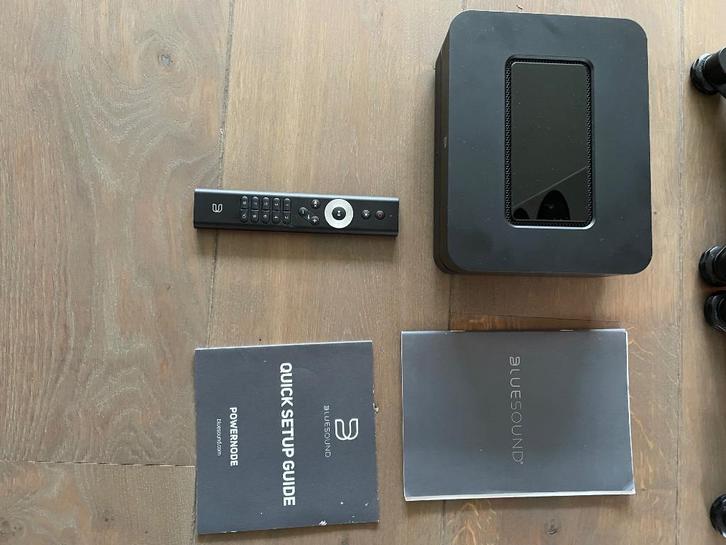 Powernode streamer met monitor audio luidsprekers, Audio, Tv en Foto, Versterkers en Receivers, Zo goed als nieuw, Stereo, 120 watt of meer