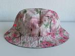 Esprit roze Zonnehoedje met hibiscus bloemen, Hoed, Zo goed als nieuw, Esprit, One size fits all