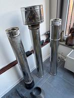 RVS Dubbelwandige Rookkanaal Elementen rond 130-rond 80 mm, Ophalen, Hoog rendement (Hr), Kachel, Minder dan 60 cm