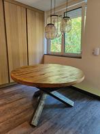 Ronde Eettafel - 130cm - Zo Goed Als Nieuw, Huis en Inrichting, Tafels | Eettafels, Ophalen, Rond, Zo goed als nieuw, Metaal