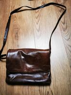 Handtas, Beardisign, leer, 25x19,ritsvakken, gebruikt., Gebruikt, Bruin, Leer, Ophalen