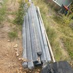 Beton palen met onderplaten, Tuin en Terras, Palen, Balken en Planken, Ophalen of Verzenden