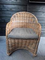 6 Riet Tuinstoelen - Zeer Goede Staat!, Huis en Inrichting, Stoelen, Ophalen, Bruin, Riet of Rotan, Vijf, Zes of meer stoelen