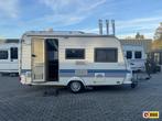 Hobby De Luxe 400 SB met mover en luifel, Caravans en Kamperen, Caravans, Overige typen, Hobby, Bedrijf, Treinzit