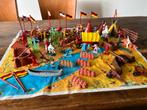 Vintage Indianen Speelgoed Set Jaren 80 met Plattegrond Comp, Antiek en Kunst, Antiek | Speelgoed, Ophalen of Verzenden