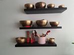 Mooie set klankschalen met toebehoren en yoga-accessoires, Ophalen, Zo goed als nieuw, Overige soorten